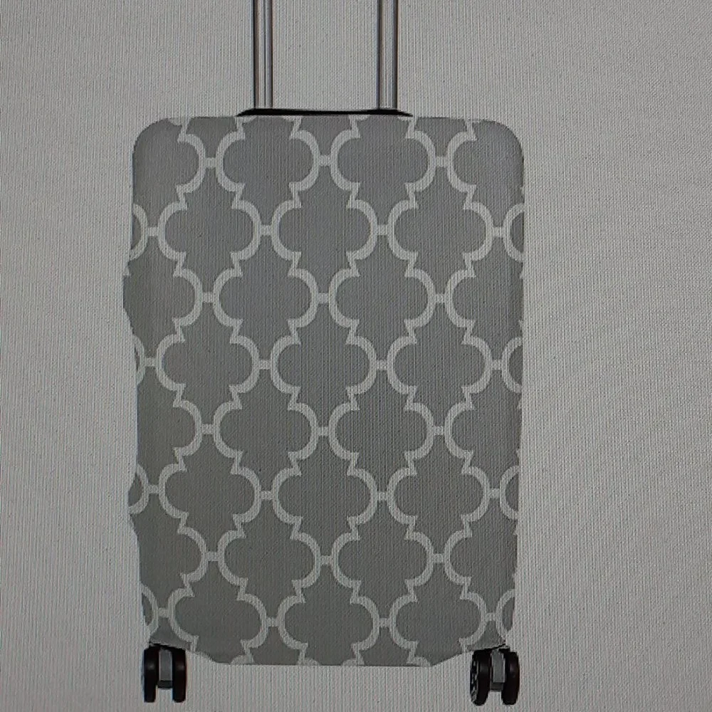 Stretch Fabric Suitcase Covers 2 pcs -1 large, 1 medium - Grey